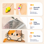 Patigoo™ Duvara Yapışan Kedi Tırmalama Tahtası