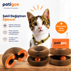 Patigoo™ Akıllı Kedi Oyun Tüneli ve Tırmalama Yatağı