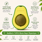 Patigoo™ 3'lü Kedi Avokado Topu