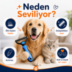 Patigoo™ Çift Taraflı Tüy Toplama Tarağı