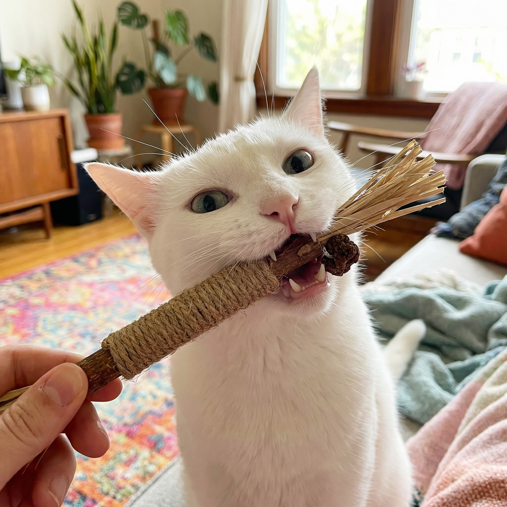 Patigoo™ Matatabi Kedi Diş Temizleme Oyuncağı